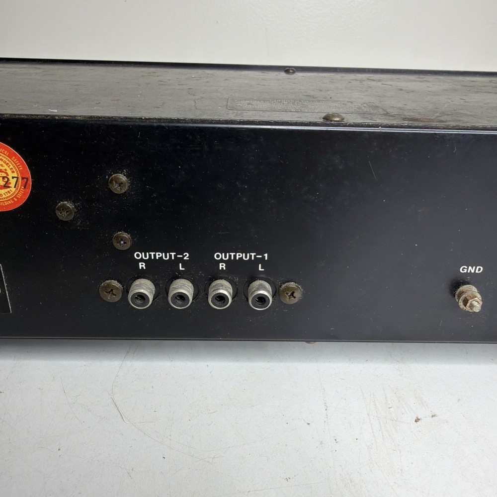 NUMARK EQ 2450 10 BAND STEREO FREQUENCY EQUALIZER VINTAGE UNTESTED - Picture 8 of 12